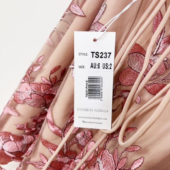 New Two Sisters Saskia Dress Embroidered Lace Mini - Picture 12 of 14